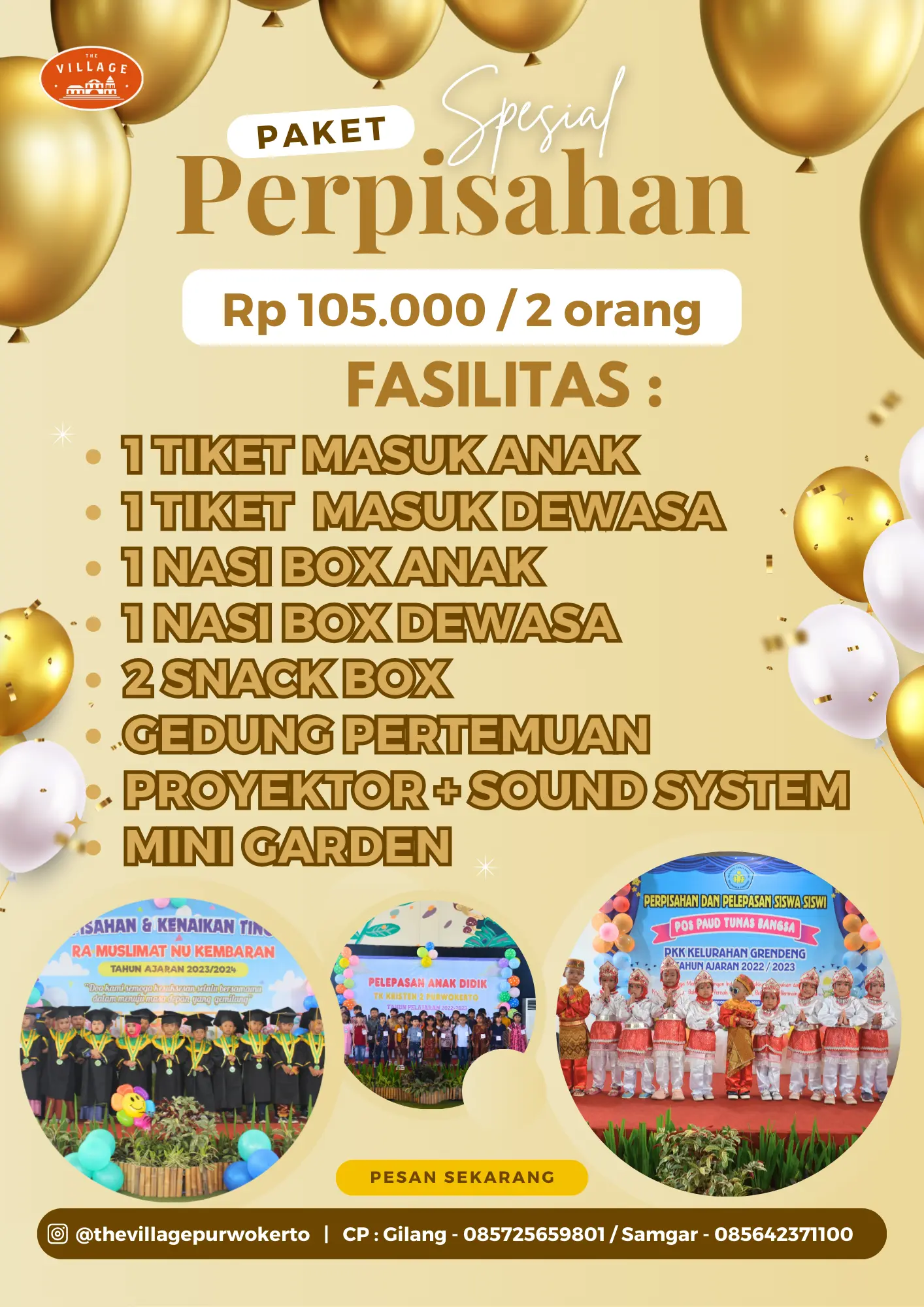 Promo Paket Perpisahan